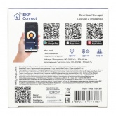 Умный двухклавишный выключатель EKF Стокгольм белый Zigbee Сonnect