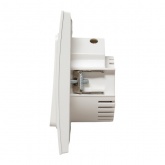 Умный двухклавишный выключатель EKF Стокгольм белый Zigbee Сonnect