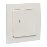 Умный беспроводной одноклавишный выключатель EKF Стокгольм белый Connect