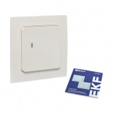 Умный беспроводной одноклавишный выключатель EKF Стокгольм белый Connect