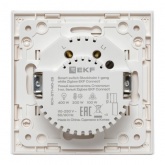 Умный одноклавишный выключатель EKF Стокгольм белый Zigbee Сonnect