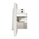 Умный одноклавишный выключатель EKF Стокгольм белый Zigbee Сonnect