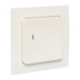 Умный одноклавишный выключатель EKF Стокгольм белый Zigbee Сonnect