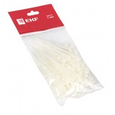 Хомут нейлоновый EKF с отверстием для крепления 3,6х100мм [упаковка 100шт] PROxima