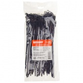 Хомут-стяжка нейлоновая Rexant под винт 220x4,3мм черная [упаковка 100шт]