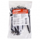 Хомут-стяжка нейлоновая Rexant под винт 100x3,6мм черная [упаковка 100шт]