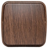 Накладной выключатель 1-клавишный EKF Минск 10А IP20 тёмное дерево