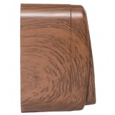 Накладной выключатель 1-клавишный EKF Минск 10А IP20 тёмное дерево