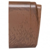 Накладной выключатель 2-клавишный EKF Минск 10А IP20 тёмное дерево