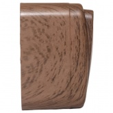 Накладной выключатель 1-клавишный EKF Минск с индикатором 10А IP20 тёмное дерево