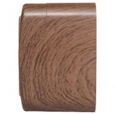 Накладная розетка EKF Минск 1-местная с заземлением 16А IP20 тёмное дерево