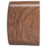 Накладная розетка EKF Минск 2-местная с заземлением 16А IP20 тёмное дерево