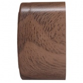 Накладная розетка EKF Минск 1-местная без заземления 10А IP20 тёмное дерево