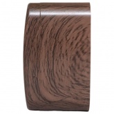 Накладная розетка EKF Минск TV 1-местная 75Ом 5-862МГц IP20 тёмное дерево