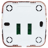 Накладная розетка EKF Минск RJ-45 1-местная IP20 тёмное дерево