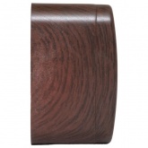 Накладная розетка EKF Минск RJ-45 1-местная IP20 тёмное дерево