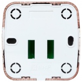 Накладная розетка телефонная EKF Минск RJ-11 1-местная IP20 тёмное дерево