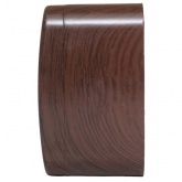 Накладная розетка телефонная EKF Минск RJ-11 1-местная IP20 тёмное дерево