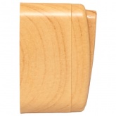 Накладной выключатель 1-клавишный EKF Минск с индикатором 10А IP20 светлое дерево