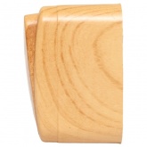 Накладной выключатель 2-клавишный EKF Минск с индикатором 10А IP20 светлое дерево