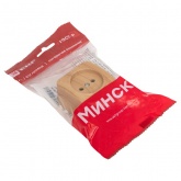 Накладная розетка EKF Минск 1-местная без заземления 10А IP20 светлое дерево