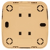 Накладная розетка EKF Минск TV 1-местная 75Ом 5-862МГц IP20 светлое дерево