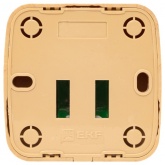 Накладная розетка EKF Минск RJ-45 1-местная IP20 светлое дерево