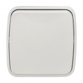 Накладной выключатель 1-клавишный EKF Минск 10А IP20 белый