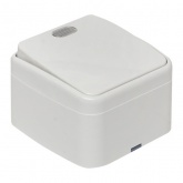 Накладной выключатель 1-клавишный EKF Минск с индикатором 10А IP20 белый