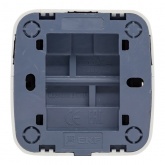 Накладной выключатель 1-клавишный EKF Минск с индикатором 10А IP20 белый