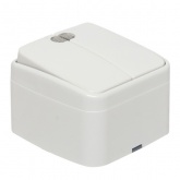 Накладной выключатель 2-клавишный EKF Минск с индикатором 10А IP20 белый