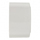 Накладная розетка EKF Минск 1-местная без заземления 10А IP20 белый