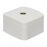 Накладная розетка EKF Минск TV 1-местная 75Ом 5-862МГц IP20 белый