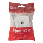 Накладная розетка EKF Минск TV 1-местная 75Ом 5-862МГц IP20 белый