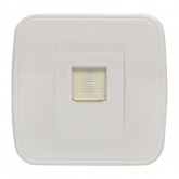 Накладная розетка EKF Минск RJ-45 1-местная IP20 белый