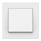 Одноклавишный выключатель SE AtlasDesign 10A в сборе, белый [уп 20 шт]