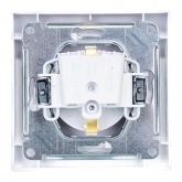 Розетка с заземлением со шторками SE AtlasDesign 16А в сборе, белый [уп 20 шт]