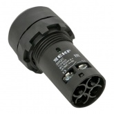 Кнопка EKF PROxima SW2C-10D с подсветкой NO 22мм 24В DC IP54 зеленая