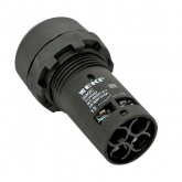 Кнопка EKF PROxima SW2C-10D с подсветкой NO 22мм 24В DC IP54 желтая