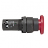 Кнопка грибок EKF PROxima SW2C-11MZ с фиксацией NO+NC 22мм IP54 красная