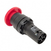 Кнопка грибок EKF PROxima SW2C-11MZ с фиксацией NO+NC 22мм IP54 красная