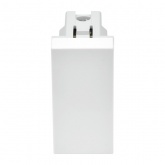 Выключатель одноклавишный ИЭК Праймер 10А 1 модуль белый