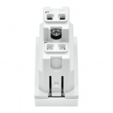 Выключатель одноклавишный ИЭК Праймер 10А 1 модуль белый