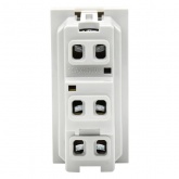 Переключатель одноклавишный ИЭК Праймер 10А 1 модуль белый