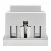 Розетка ИЭК Праймер 2P+E 16А с винтовым зажимом шторки 2 модуля белый