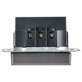 Выключатель карточный ИЭК BRITE 30А сталь (ВС10-1-8-БрС)