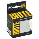 Выключатель карточный ИЭК BRITE 30А алюминий (ВС10-1-8-БрА)