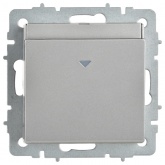 Выключатель карточный ИЭК BRITE 30А алюминий (ВС10-1-8-БрА)