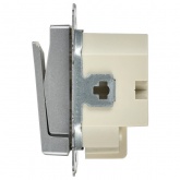 Выключатель карточный ИЭК BRITE 30А алюминий (ВС10-1-8-БрА)