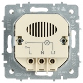 Выключатель карточный ИЭК BRITE 30А алюминий (ВС10-1-8-БрА)